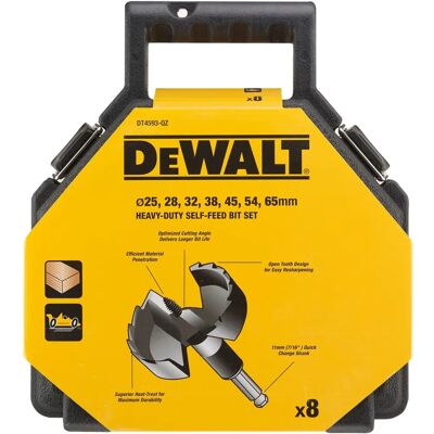 Dewalt DT4593-QZ Bohrer - Selbstanschnitt Holz Set Dewalt DT4593-QZ Bohrer - Selbstanschnitt Holz Set