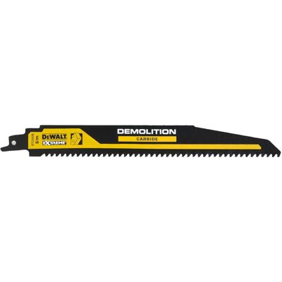 DeWALT Carbide Säbelsägeblatt für Demontage - 230mm, 6 TPI DeWALT Carbide Säbelsägeblatt für Demontage - 230mm, 6 TPI