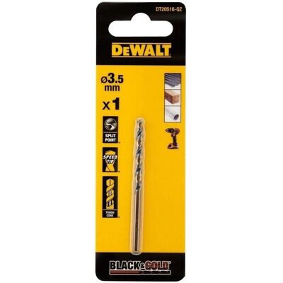 DeWalt Modell dt20516-qz - Bohrer schwarz & gold 3,5mm DeWalt Modell dt20516-qz - Bohrer schwarz & gold 3,5mm