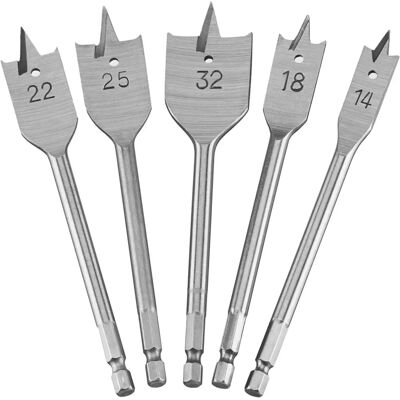 DeWalt DT4798-QZ 5-osainen tasoholkisetti puulle - Porat DeWalt DT4798-QZ 5-osainen tasoholkisetti puulle - Porat