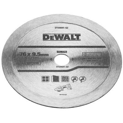 DeWALT DT20591 Diamant-Sägeblatt - 76mm für Fliesen DeWALT DT20591 Diamant-Sägeblatt - 76mm für Fliesen