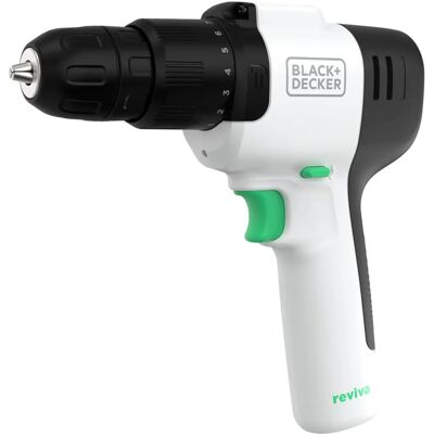 Taladro sin cable Black & Decker REVHD12C-QW - 10mm, 2 velocidades, 40 Nm Taladro sin cable Black & Decker REVHD12C-QW - 10mm, 2 velocidades, 40 Nm