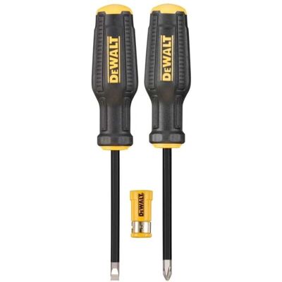 DeWalt Schraubenzieher-Set - MaxFit, Rostbeständig, Ergonomischer Griff DeWalt Schraubenzieher-Set - MaxFit, Rostbeständig, Ergonomischer Griff