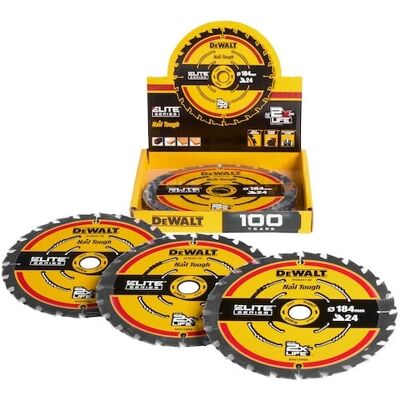 DeWALT DT10401-QZ Diamantsägeblatt - Segmentierter Rand - 18,4cm DeWALT DT10401-QZ Diamantsägeblatt - Segmentierter Rand - 18,4cm