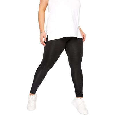 Yours 2 Pack Black Stretch Leggings - Leggings Yours 2 Pack Black Stretch Leggings - Leggings