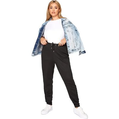 Yours Black Stretch Joggers - Casual Activewear Yours Black Stretch Joggers - Casual Activewear