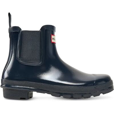 Buty Hunter Chelsea Gloss granatowe Buty Hunter Chelsea Gloss granatowe