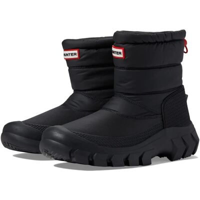 Bottes de Neige Courtes Isolées pour Femme Hunter Intrepid Noires - Publicité Bottes de Neige Courtes Isolées pour Femme Hunter Intrepid Noires - Publicité