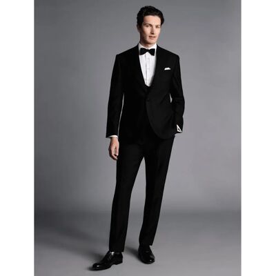 Charles Tyrwhitt Black Double Breasted Suit Waistcoat - Suit Type Charles Tyrwhitt Black Double Breasted Suit Waistcoat - Suit Type