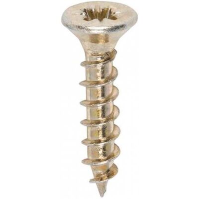 TIMco 30015SOLOC Yellow Woodscrew - Woodscrew - 3.0 x 15mm - Pack of 200 TIMco 30015SOLOC Yellow Woodscrew - Woodscrew - 3.0 x 15mm - Pack of 200