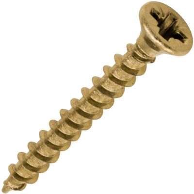 Wkręt do drewna żółty Timco 3,5x30mm - Wkręt do drewna Wkręt do drewna żółty Timco 3,5x30mm - Wkręt do drewna