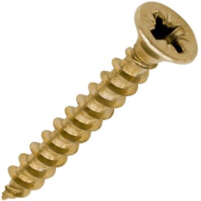 TIMco 40030SOLOC Yellow Woodscrew 4.0x30mm Box of 200 TIMco 40030SOLOC Yellow Woodscrew 4.0x30mm Box of 200