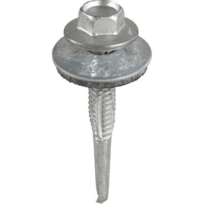 TIMco - H32W16B - 5,5 x 32mm - Argent - Vis auto-perceuse - Publicité TIMco - H32W16B - 5,5 x 32mm - Argent - Vis auto-perceuse - Publicité