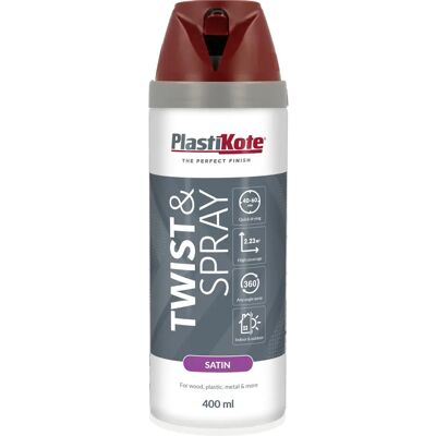 PlastiKote 440.0022105.076 Peinture en Spray Rouge Vin Satine - Peinture en spray - Publicité PlastiKote 440.0022105.076 Peinture en Spray Rouge Vin Satine - Peinture en spray - Publicité