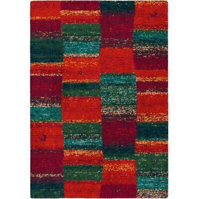 Aspect - Rug224/170 - Terracotta - Red - Green - Area rug Aspect - Rug224/170 - Terracotta - Red - Green - Area rug
