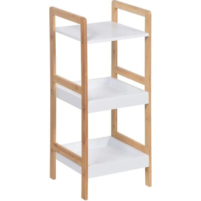 Aspect - Kassi - White - 3-Tier - Bookcase Aspect - Kassi - White - 3-Tier - Bookcase