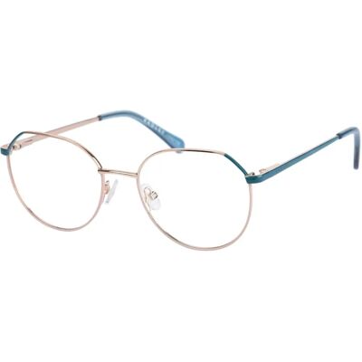 Radley RDO 6005 Metalen Bril - Rose Gold Teal - Heren Radley RDO 6005 Metalen Bril - Rose Gold Teal - Heren