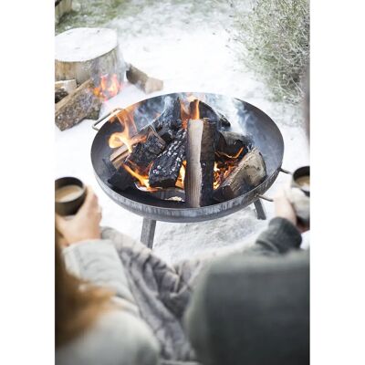 La Hacienda Pittsburgh Firepit - Firepit, Steel, Black La Hacienda Pittsburgh Firepit - Firepit, Steel, Black