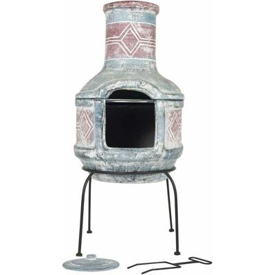 La Hacienda - Geometric Medium Chimenea - Fireplace - Publicité La Hacienda - Geometric Medium Chimenea - Fireplace - Publicité