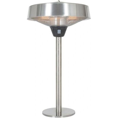 La Hacienda Silver Tabletop Halogen Heater - Heats only the body, not the surrounding air La Hacienda Silver Tabletop Halogen Heater - Heats only the body, not the surrounding air