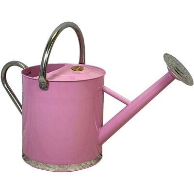 Selections - Pink & Chrome Metal Watering Can - Pink & Chrome - 9 Litre - Watering Can Selections - Pink & Chrome Metal Watering Can - Pink & Chrome - 9 Litre - Watering Can
