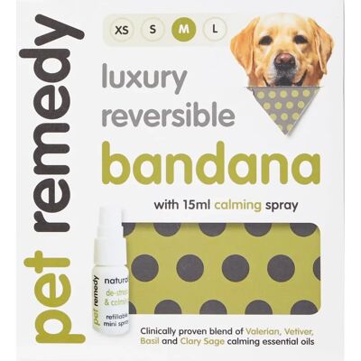 Pet Remedy Medium Calming Kit - Pet Remedy, Reversible Cotton Bandana, 15ml Spray Pet Remedy Medium Calming Kit - Pet Remedy, Reversible Cotton Bandana, 15ml Spray