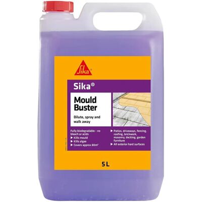 Sika - Mould Buster - 5L - Concentrate - Cleaner Sika - Mould Buster - 5L - Concentrate - Cleaner
