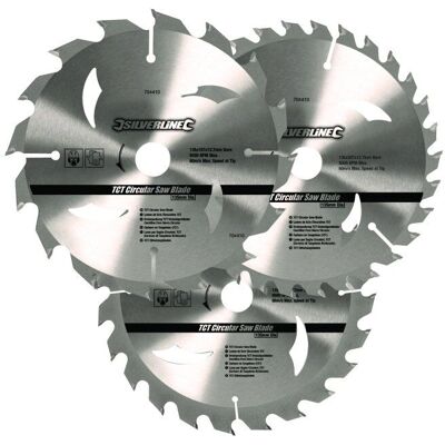 Silverline Modello 704410 - Lame Circolari 16-30T 135x12,7mm Silverline Modello 704410 - Lame Circolari 16-30T 135x12,7mm