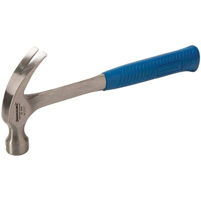 Marteau à griffes forgé Silverline 16oz - Outil en acier robuste - Publicité Marteau à griffes forgé Silverline 16oz - Outil en acier robuste - Publicité