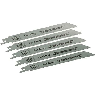 Ensemble de Lames de Scie Sabre Silverline - 150 mm - 18 TPI Ensemble de Lames de Scie Sabre Silverline - 150 mm - 18 TPI