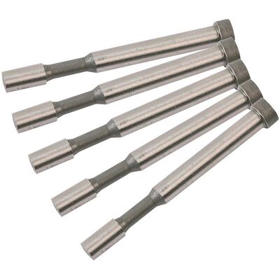 Silverline Lucht Nibbler Punches 5 stuks - Pons voor plaatbewerking Silverline Lucht Nibbler Punches 5 stuks - Pons voor plaatbewerking