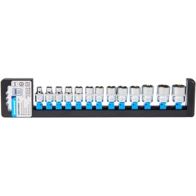 Silverline Steeksleutelset - 3/8" aandrijving, 6-kant, 13 stuks, 6-21mm Silverline Steeksleutelset - 3/8" aandrijving, 6-kant, 13 stuks, 6-21mm