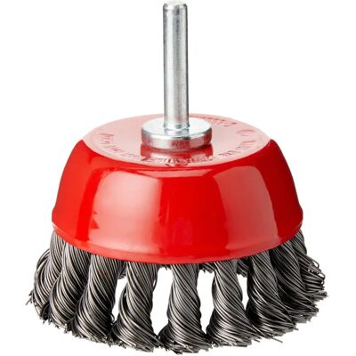 Silverline Power Drill 75mm Steel Wire Twist Knot Cup Brush - Accessoire per trapano Silverline Power Drill 75mm Steel Wire Twist Knot Cup Brush - Accessoire per trapano