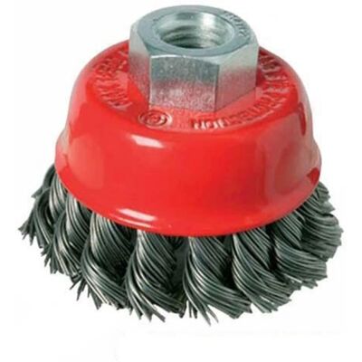 Silverline Steel Wire Brush - 100mm Angle Grinder Accessory Silverline Steel Wire Brush - 100mm Angle Grinder Accessory