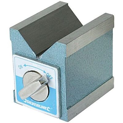 Silverline Magnetische V-blok 70 x 60 x 70 mm - Vblock 244994 Silverline Magnetische V-blok 70 x 60 x 70 mm - Vblock 244994