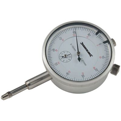 Silverline 196521 Dial Indicator - 0-10mm - High Precision Silverline 196521 Dial Indicator - 0-10mm - High Precision