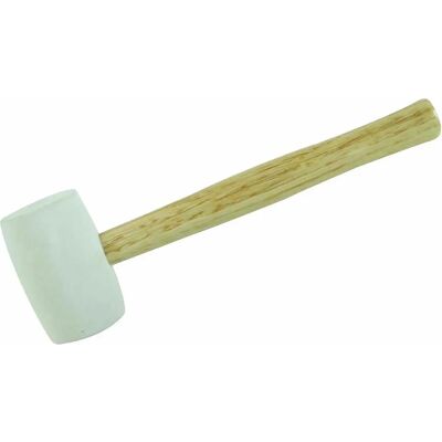 Silverline 24oz White Rubber Mallet - Hammer Silverline 24oz White Rubber Mallet - Hammer