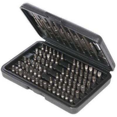 Silverline Security Bit Set - 98 Pieces - Hex 1/4" - Security Bits Silverline Security Bit Set - 98 Pieces - Hex 1/4" - Security Bits