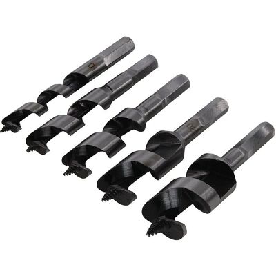 Set punte Silverline 633685 - 10-25mm, 5 pezzi - Legno Set punte Silverline 633685 - 10-25mm, 5 pezzi - Legno