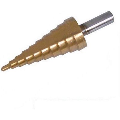 Silverline Titanium Step Drill - Steel, Brass, Plastic - 20-36mm Silverline Titanium Step Drill - Steel, Brass, Plastic - 20-36mm