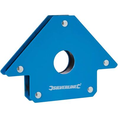 Aimant de soudure Silverline - 13kg, 100mm, Angles 45° 90° 135° - Aimant de soudure - Publicité Aimant de soudure Silverline - 13kg, 100mm, Angles 45° 90° 135° - Aimant de soudure - Publicité