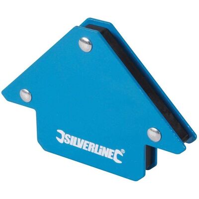 Silverline - Schweißmagnet 75mm - Stahlwinkelklemme Silverline - Schweißmagnet 75mm - Stahlwinkelklemme