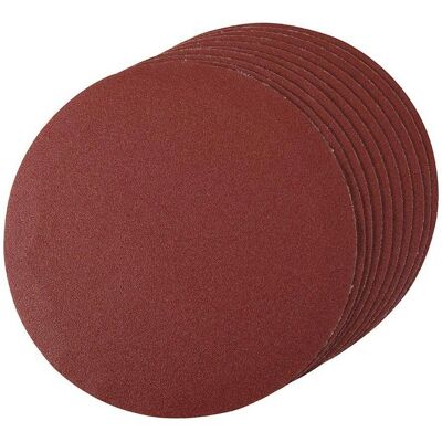 Disques de lissage Silverline 180mm, grain 120, lot de 10 - Publicité Disques de lissage Silverline 180mm, grain 120, lot de 10 - Publicité