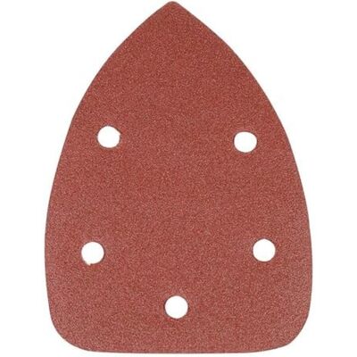 Silverline 140mm Hook & Loop Detail Sander Sheets - 120 Grit Silverline 140mm Hook & Loop Detail Sander Sheets - 120 Grit