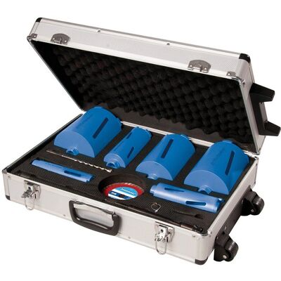 Kit de Forets Diamantés Silverline 127mm - Perceuse Kit de Forets Diamantés Silverline 127mm - Perceuse