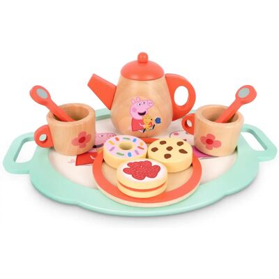 Peppa Pig Wooden Tea Party Set - Toy Set Peppa Pig Wooden Tea Party Set - Toy Set
