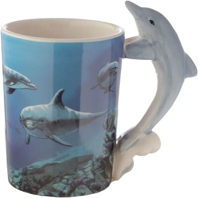 Close Up Delfin Tasse mit 3D Henkel - Unterwasserwelt - 350ml Close Up Delfin Tasse mit 3D Henkel - Unterwasserwelt - 350ml