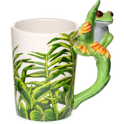 Tasse grenouille 3D Close Up - Emballage cadeau Tasse grenouille 3D Close Up - Emballage cadeau