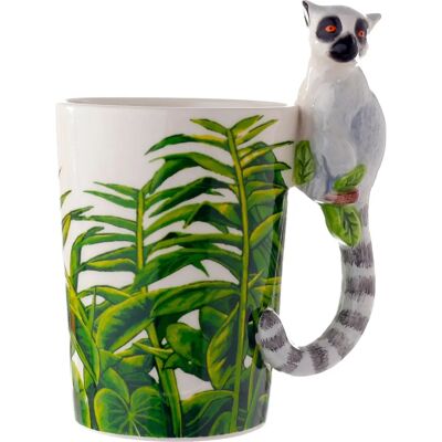 Tasse Lemur avec poignée 3D - Tasse Tasse Lemur avec poignée 3D - Tasse
