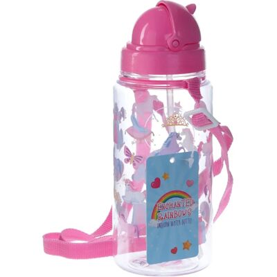 Puckator Licorne Arc-en-ciel 450ml Bouteille d'eau pour enfants Puckator Licorne Arc-en-ciel 450ml Bouteille d'eau pour enfants